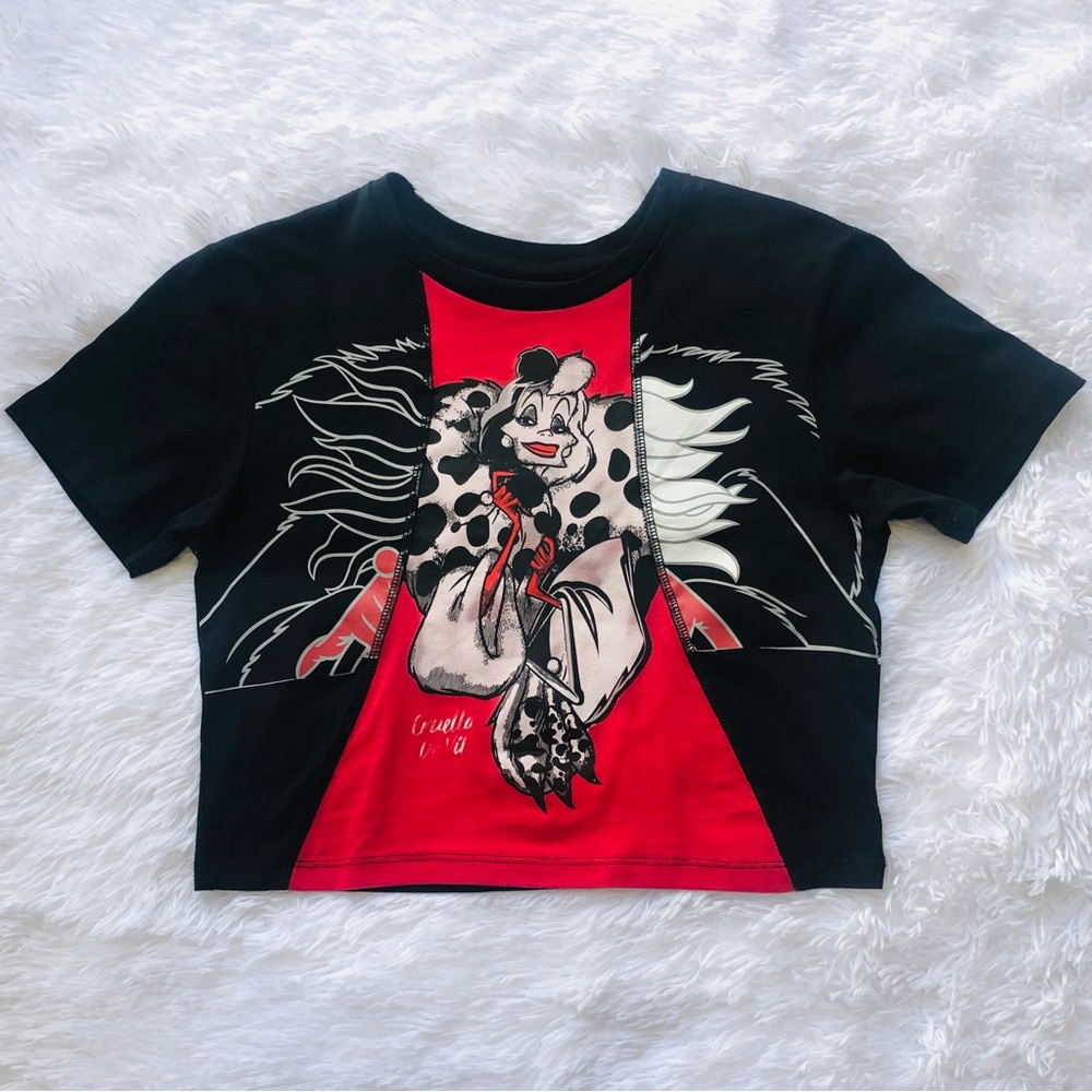 Disney Villains Cruella Deville Crop Top Size M - Picture 8 of 14